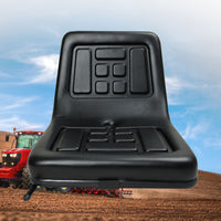 Thumbnail for RYNOMATE Universal Tractor Seat with Easy Seat Adjustment (Black) RNM-TS-101-YF