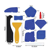 Thumbnail for 12 Piece Plastic Sealant Scraper Tools Finishing Grout Silicone Caulking Remover