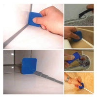 Thumbnail for 12 Piece Plastic Sealant Scraper Tools Finishing Grout Silicone Caulking Remover