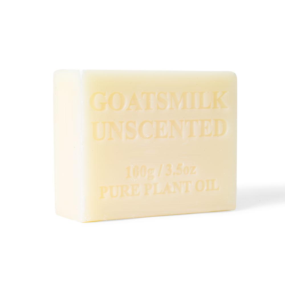 10x 100g Goats Milk Soap Bars -Unscented For Sensitive Pure Australian Skin Care