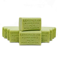 Thumbnail for 10x 200g Plant Oil Soap Lemongrass Lemon Myrtle Pure Vegetable Bar Australian