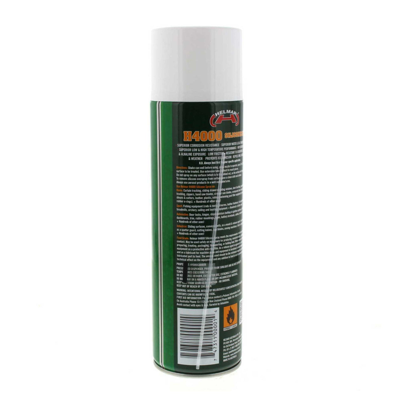 300g Helmar H4000 Silicone Spray Food Grade Lubricant Heavy Duty Lube Aerosol