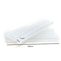 Thumbnail for 10x Hot Melt Glue Sticks 100mmx11mm Clear 10w Gun Craft Stick Adhesive