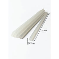 Thumbnail for 10x Hot Melt Glue Sticks 200mmx11mm Clear 40w Gun Craft Stick Adhesive