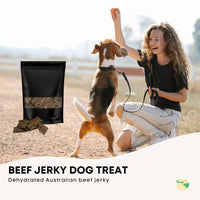 Thumbnail for 400g Dog Treat Beef Jerky - Dehydrated Australian Healthy Puppy Chew