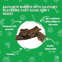 Thumbnail for 400g Dog Treat Beef Jerky - Dehydrated Australian Healthy Puppy Chew