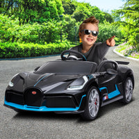 Thumbnail for Kahuna Licensed Bugatti Divo Kids Electric Ride On Car - Black