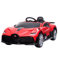 Thumbnail for Kahuna Licensed Bugatti Divo Kids Electric Ride On Car - Red