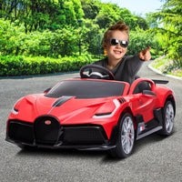 Thumbnail for Kahuna Licensed Bugatti Divo Kids Electric Ride On Car - Red