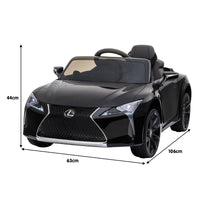 Thumbnail for Kahuna Licensed Lexus LC 500 Kids Electric Ride On Car - Black