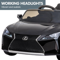 Thumbnail for Kahuna Licensed Lexus LC 500 Kids Electric Ride On Car - Black