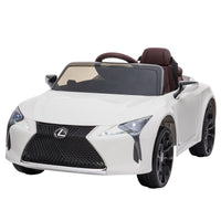 Thumbnail for Kahuna Licensed Lexus Lc 500 Kids Electric Ride On Car - White