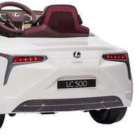 Thumbnail for Kahuna Licensed Lexus Lc 500 Kids Electric Ride On Car - White