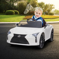 Thumbnail for Kahuna Licensed Lexus Lc 500 Kids Electric Ride On Car - White