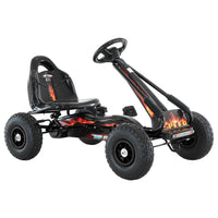 Thumbnail for Kahuna G95 Kids Ride On Pedal-Powered Go Kart - Black