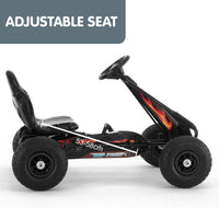 Thumbnail for Kahuna G95 Kids Ride On Pedal-Powered Go Kart - Black