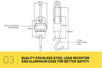 Thumbnail for Kartrite Crane Scales Hanging 300Kg Industrial Electronic