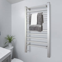 Thumbnail for Pronti Heated Towel Rack With Timer Wall-mounted Freestanding Electric 160 Watts