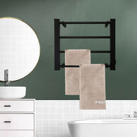 Thumbnail for Pronti Heated Towel Rack Electric Bathroom Towel Rails Warmer Ev-60 -black