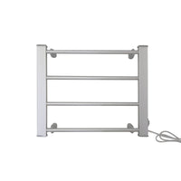 Thumbnail for Pronti Heated Towel Rack Electric Bathroom Towel Rails Warmer Ev-60 -silver