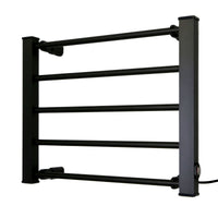 Thumbnail for Pronti Heated Towel Rack Electric Bathroom Towel Rails Warmer Ev-90 -black