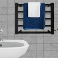 Thumbnail for Pronti Heated Towel Rack Electric Bathroom Towel Rails Warmer Ev-90 -black