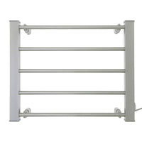 Thumbnail for Pronti Heated Towel Rack Electric Bathroom Towel Rails Warmer Ev-90- Silver