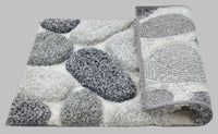 Thumbnail for Pebble 3D Design Tufted Soft Pile Bathmat - 50x80