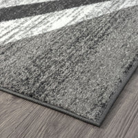 Thumbnail for Adore Geometric Textural Rug - Grey - 160x160