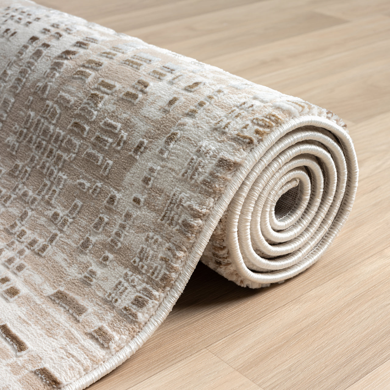 Grande Jacquard Rug - Taupe - 160x230