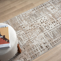 Thumbnail for Grande Jacquard Rug - Taupe - 160x230