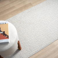 Thumbnail for Grande Jacquard Rug - Pearl - 160x230