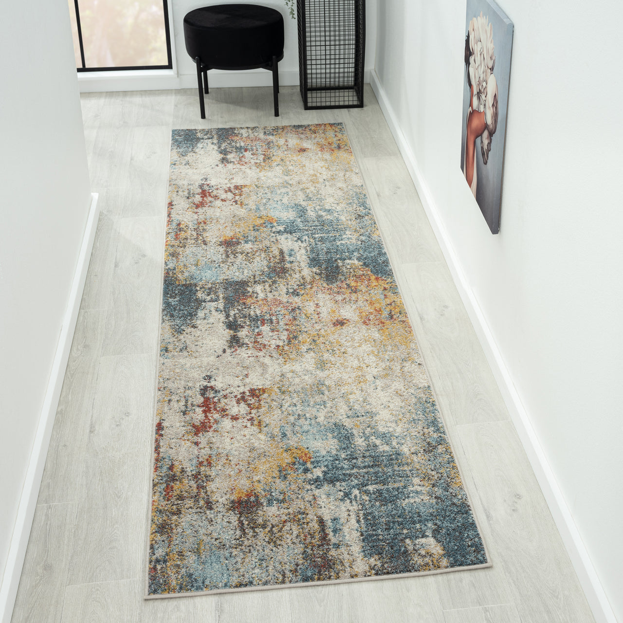 Oriental Multi Hues Rug - Multi - 160x230