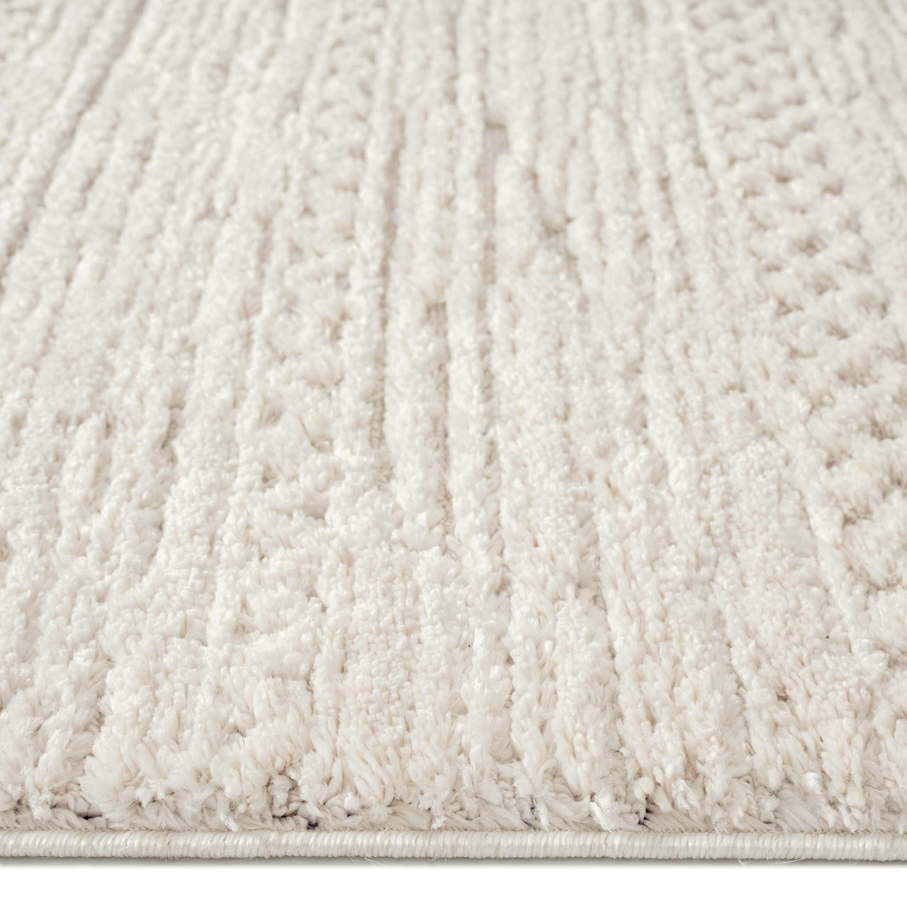 Addie Soft Pile Rug - Ivory - 240x330