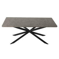 Thumbnail for Dining Delight: Rectangular Table and Navy Velvet Chairs Dining Set