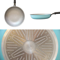 Thumbnail for Fanjini Stone Wok Wokpan 28cm Non-Stick Induction Ceramic Round PURE SKY BLUE