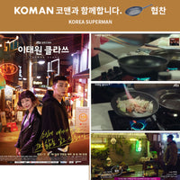 Thumbnail for KOMAN Shinewon Vinch IH Frypan Frying Pan 28cm Non-stick Induction Ceramic + Glass Lid GREY