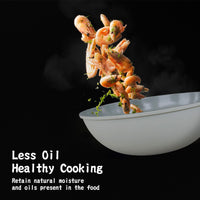 Thumbnail for KOMAN Shinewon Vinch IH Wok Wokpan 28cm Non-stick Induction Ceramic + Glass Lid GREY