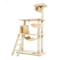 Thumbnail for Cat Tree Multi Level Scratcher MAPLE 140cm BEIGE