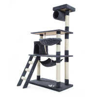 Thumbnail for Cat Tree Multi Level Scratcher MAPLE 140cm GREY