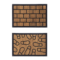 Thumbnail for YES4HOMES 2 x Front Door Entryway Doormat Cursive Natural Coconut Coir Floor Mat Outdoor