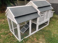 Thumbnail for YES4PETS 230 CM XL Chicken Coop Rabbit Hutch Guinea Pig Cage Ferret House