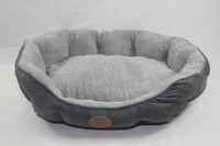 Thumbnail for YES4PETS Blue / Grey Washable Fleece  Soft Pet Dog Puppy Cat Bed-Large