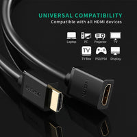 Thumbnail for UGREEN 10145 4K 3D HDMI Male to Female Extension Cable 3M