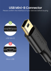 Thumbnail for UGREEN 10353 USB-A to Mini-USB Cable 0.25M