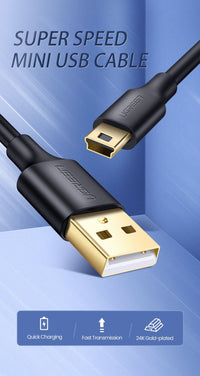 Thumbnail for UGREEN 10353 USB-A to Mini-USB Cable 0.25M