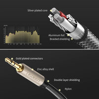 Thumbnail for UGREEN 10602 3.5mm Male to Male Aux Stereo Cable 1M