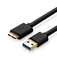 Thumbnail for UGREEN USB 3.0 A Male to Micro USB 3.0 Male Cable - Black 2M (10843)