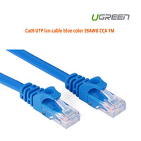 Thumbnail for UGREEN Cat6 UTP blue color 26AWG CCA LAN Cable 1M (11201)