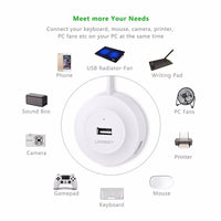 Thumbnail for UGREEN 20270 USB 2.0 4-Port Hub White